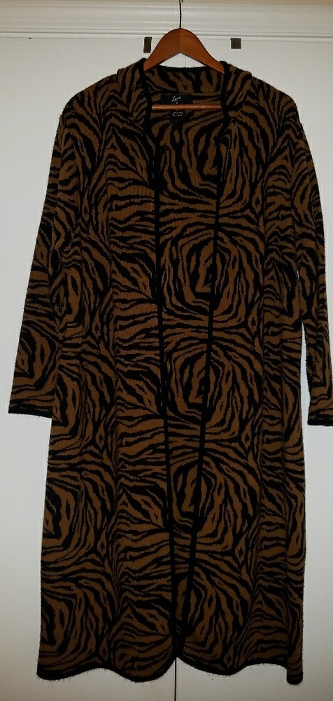 Long caragain sweater